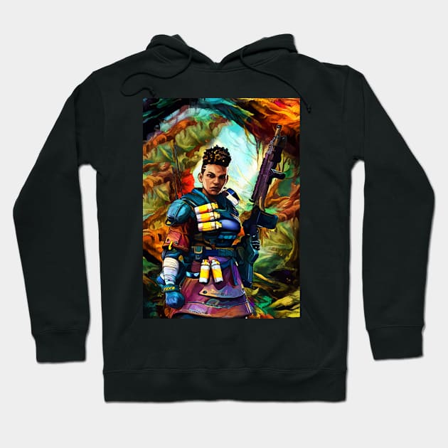 Colorful Soldier Hoodie by hustlart